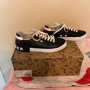 Tommy Hilfiger Black Athletic Shoes